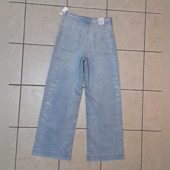 Maeve (Anthropologie) "The Colette Full-Length Sparkle Jeans" - Picture 10 of 12